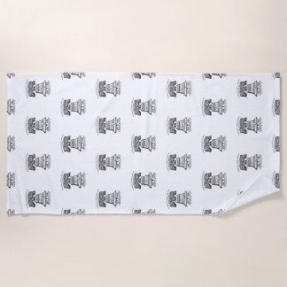 Toalla De Playa Beach Towel - Repeating Logo