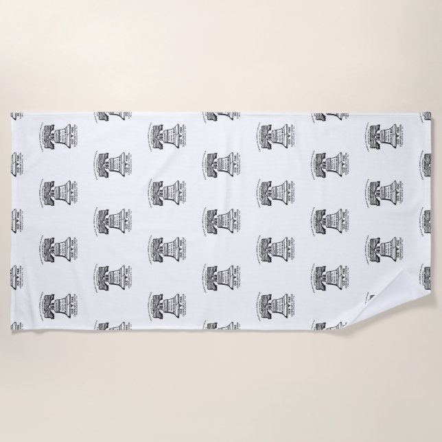 Toalla De Playa Beach Towel - Repeating Logo (Anverso)