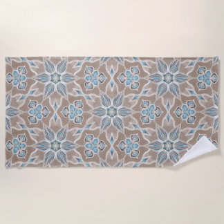 Toalla De Playa Beach Towel, "Tidal Ephemera"