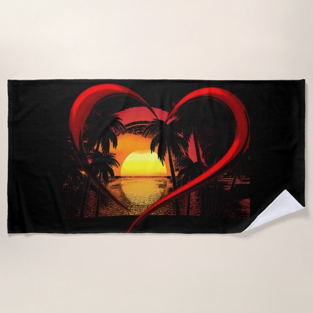 Toalla De Playa Beach Valentine (Anverso)
