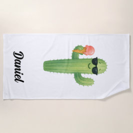 Toalla De Playa Beach Vibes Cactus Beach Towel