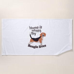 Toalla De Playa Beagle Home