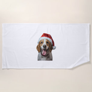 Toalla De Playa Beagle Navidades