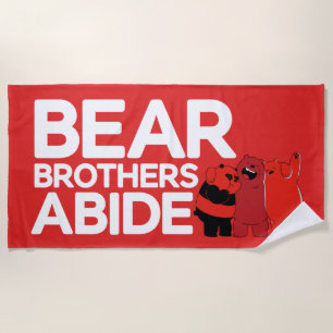 Toalla De Playa Bear Bears - Bear Brothers Abide