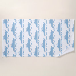 Toalla De Playa Bebé azul