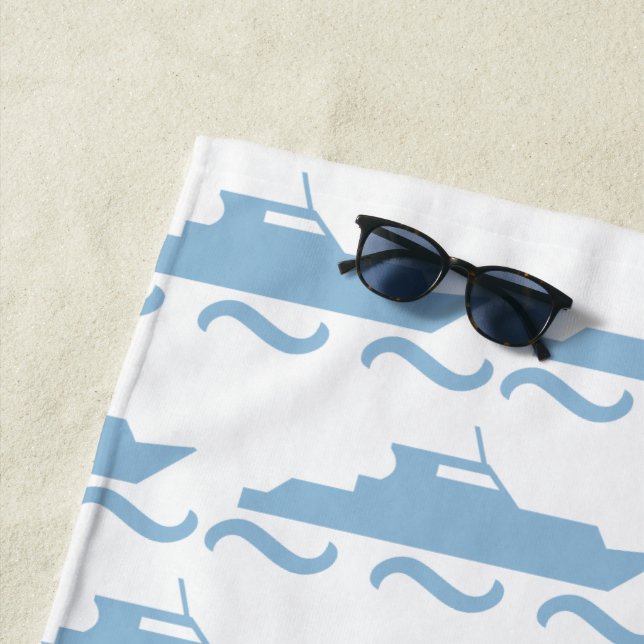 Toalla De Playa Bebé azul (In situ)