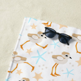 Toalla De Playa Bebé Sandpipers Piping Plover Beachcomber