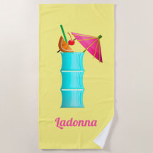 Bebida tropical bebida amarilla azul rosado verano