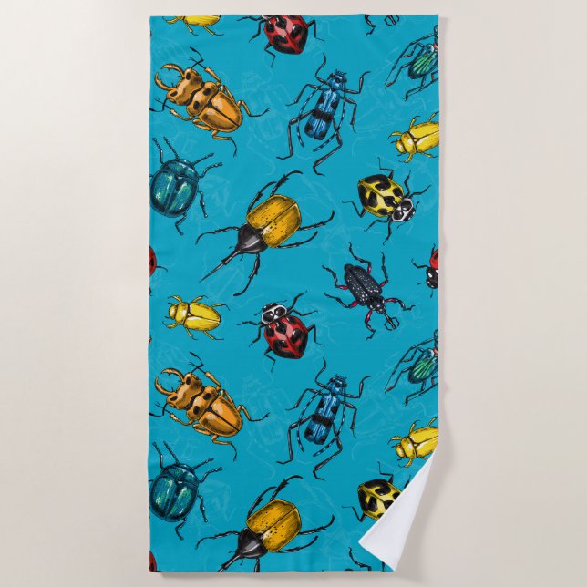 Toalla De Playa Beetles (Anverso)