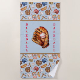 Toalla De Playa Béisbol