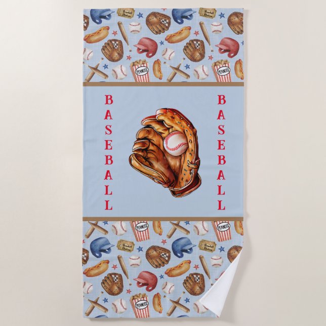 Toalla De Playa Béisbol (Anverso)