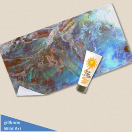 Toalla De Playa Bella Paua Black Abalone Nueva Zelanda Shell