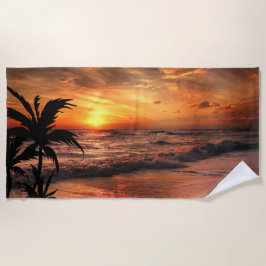 TOALLA DE PLAYA BELLEZA NATURAL DE LA PLAYA DE SOL