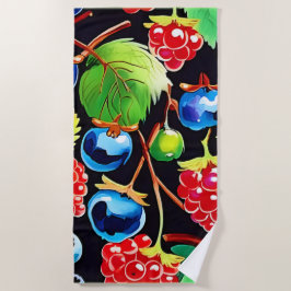 Toalla De Playa Berryful Delight Art