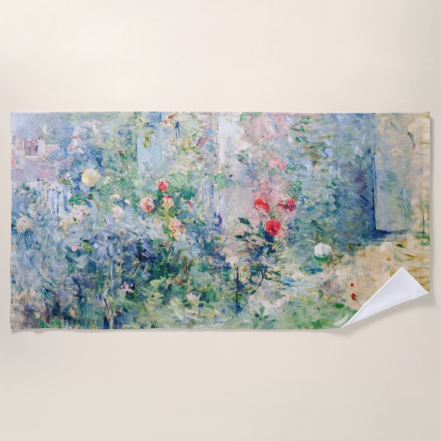 Toalla De Playa Berthe Morisot - El jardín de Bougival (Anverso)