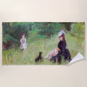 Toalla De Playa Berthe Morisot - En un parque