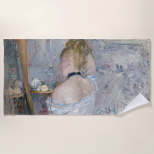 Toalla De Playa Berthe Morisot - Mujer en su retrete