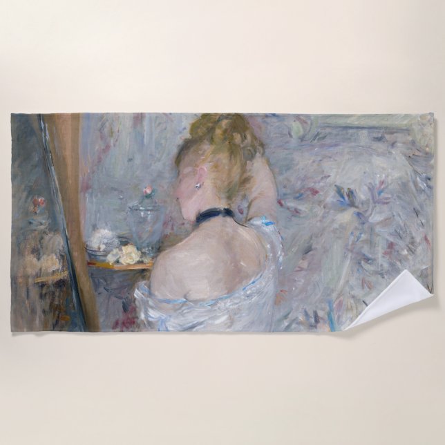 Toalla De Playa Berthe Morisot - Mujer en su retrete (Anverso)