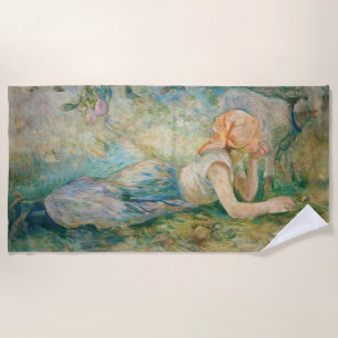 Toalla De Playa Berthe Morisot - Pastores descansando