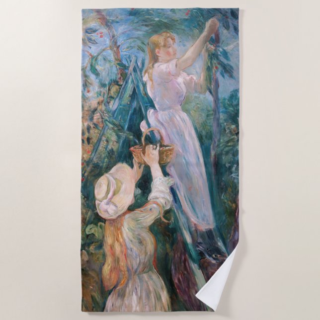 Toalla De Playa Berthe Morisot - The Cherry Picker (Anverso)