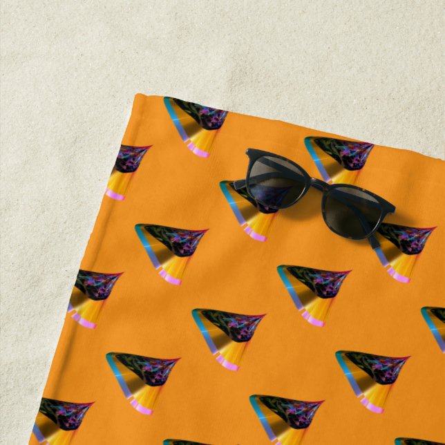 Toalla De Playa Besos de perro azul (In situ)