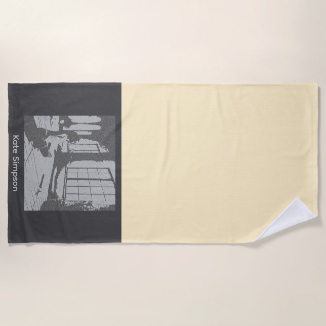 Toalla De Playa Best Yoga Teacher Ever (Anverso)