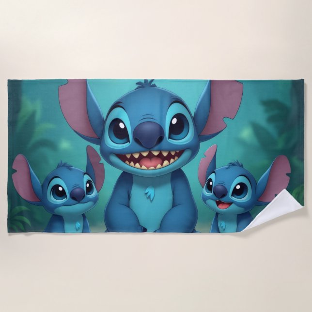 Toalla De Playa Beste Freunde fürs Leben – Lilo & Stitch (Anverso)