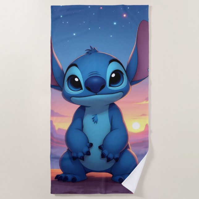 Toalla De Playa Beste Freunde fürs Leben – Lilo & Stitch   (Anverso)