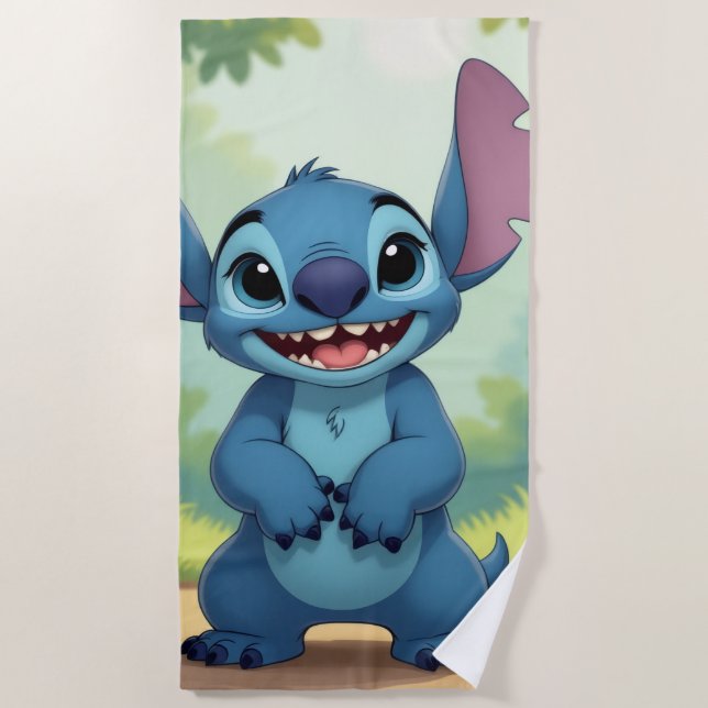 Toalla De Playa Beste Freunde fürs Leben – Lilo & Stitch   (Anverso)