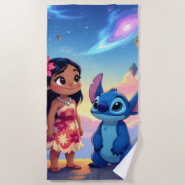 Toalla De Playa Beste Freunde fürs Leben – Lilo & Stitch  