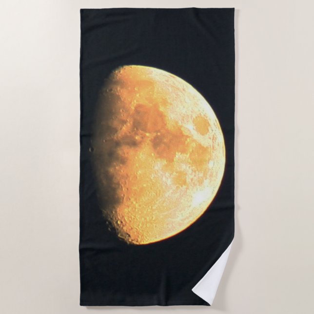 Toalla De Playa Big Old Moon btcna (Anverso)