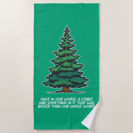 Toalla De Playa Bigger than our whole world 2