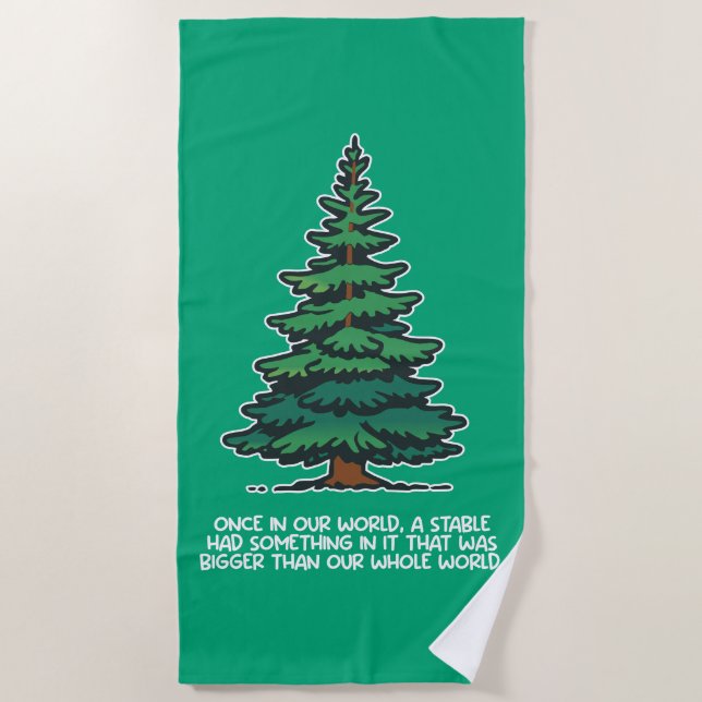 Toalla De Playa Bigger than our whole world 2 (Anverso)