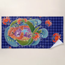 toalla de playa BINDI SEA OTTERS