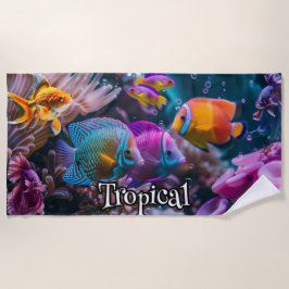 Toalla De Playa Biodiversidad tropical