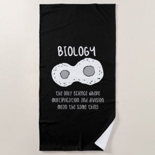 Toalla De Playa Biología - La biología El único regalo científico