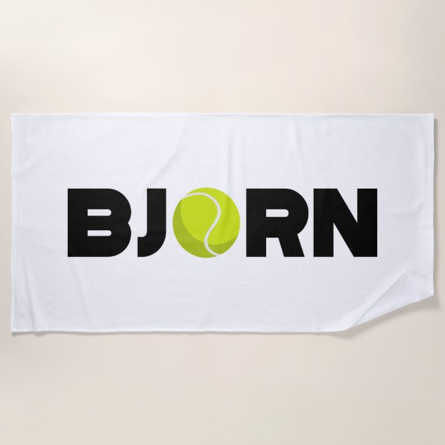 Toalla De Playa Bjorn Tennis (Anverso)