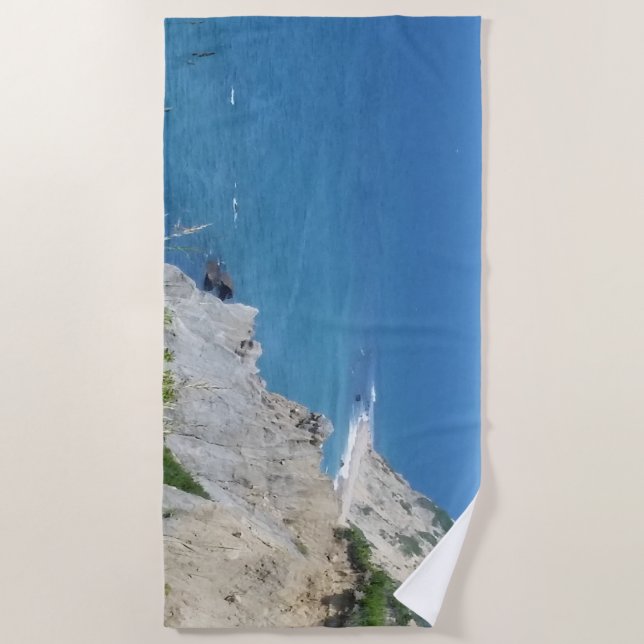 Toalla De Playa Block Island Bluffs - Isla Block, Isla Rhode (Anverso)