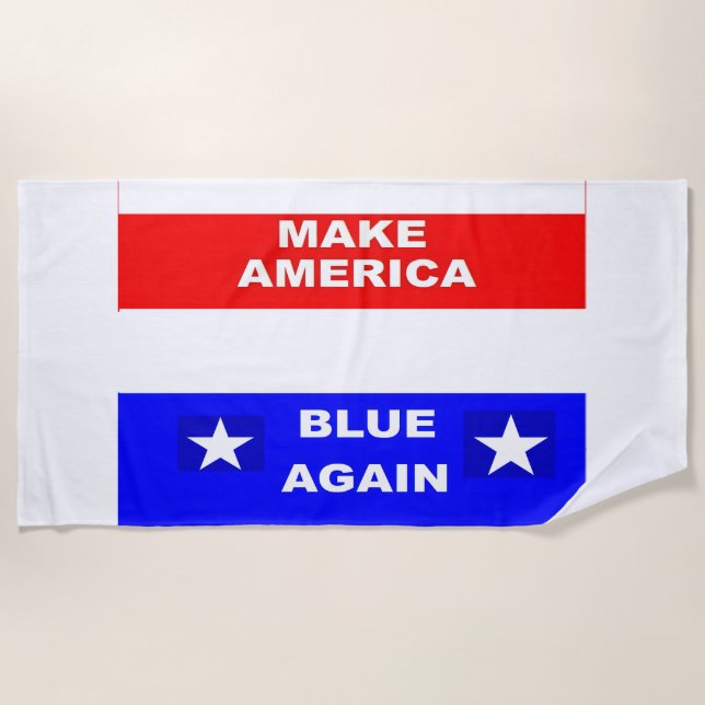 Toalla De Playa Blue Again (Anverso)