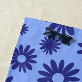 Toalla De Playa Blue Daisy