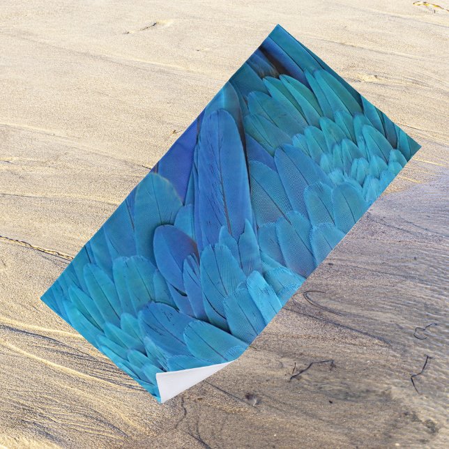 Toalla De Playa Blue feathers (Subido por el creador)