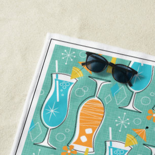 Toalla De Playa Blue Hawaii and Tropical Itch - Bg Turquoise