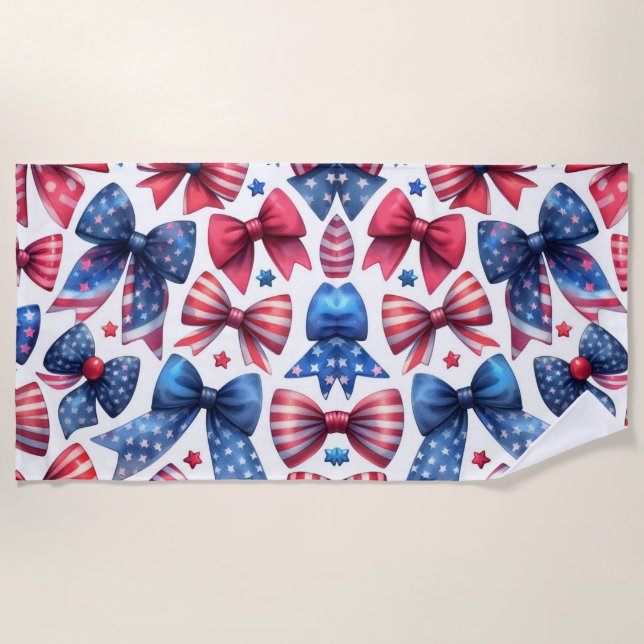 Toalla De Playa Bocos de USA Field Day (Anverso)