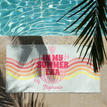 Bola Disco Rosa Retro En Mi Era De Verano