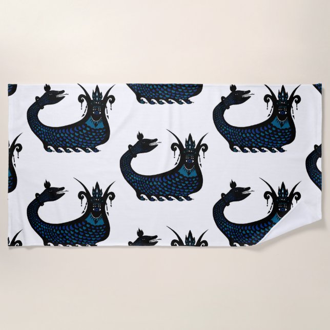 Toalla de playa Boncuk Meran (Anverso)