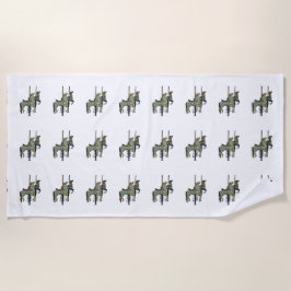 Toalla De Playa Bonito Merry Go Round Carousse