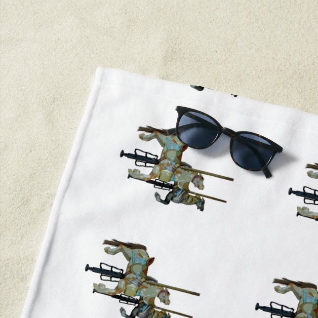 Toalla De Playa Bonito Merry Go Round Carousse (In situ)