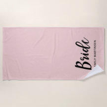 Bonito Rubor con tipografía y nombre de novia