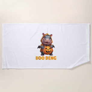 Toalla De Playa Boo Deng Tee Funny Moo Deng Costume Bebé Hippo Hal