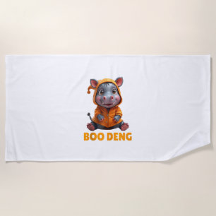 Toalla De Playa Boo Deng Tee Funny Moo Deng Costume Bebé Hippo Hal